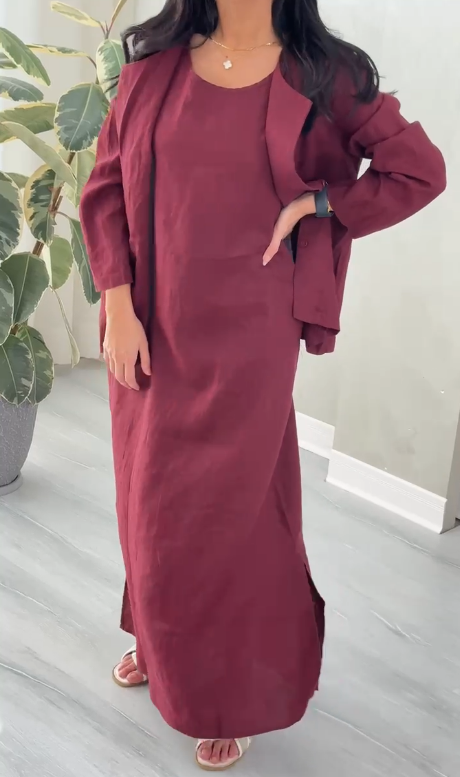 فستان مع جاكيت