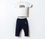 U.S POLO طقم بيبي