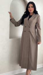 جاكيت نسائى بياقة مفتوحة