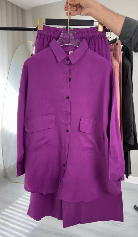 بدلة نسائي لينن