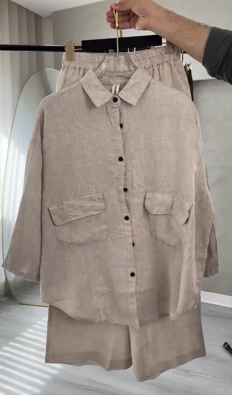 بدلة نسائي لينن