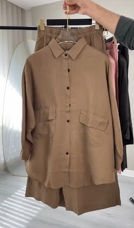 بدلة نسائي لينن