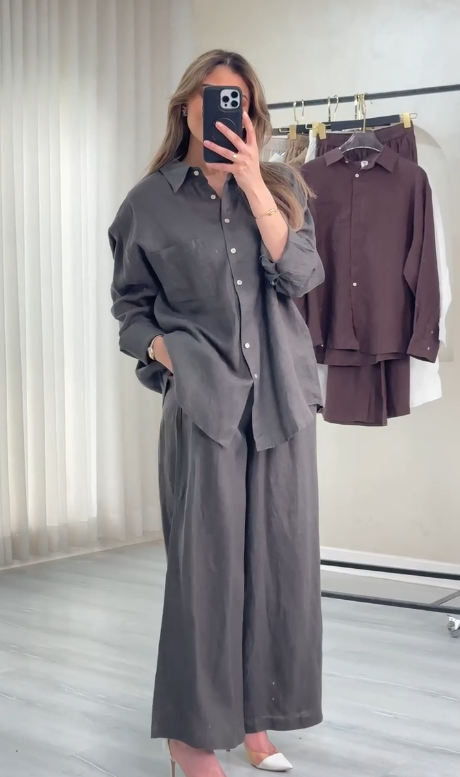 بدلة نسائي واسع انيق