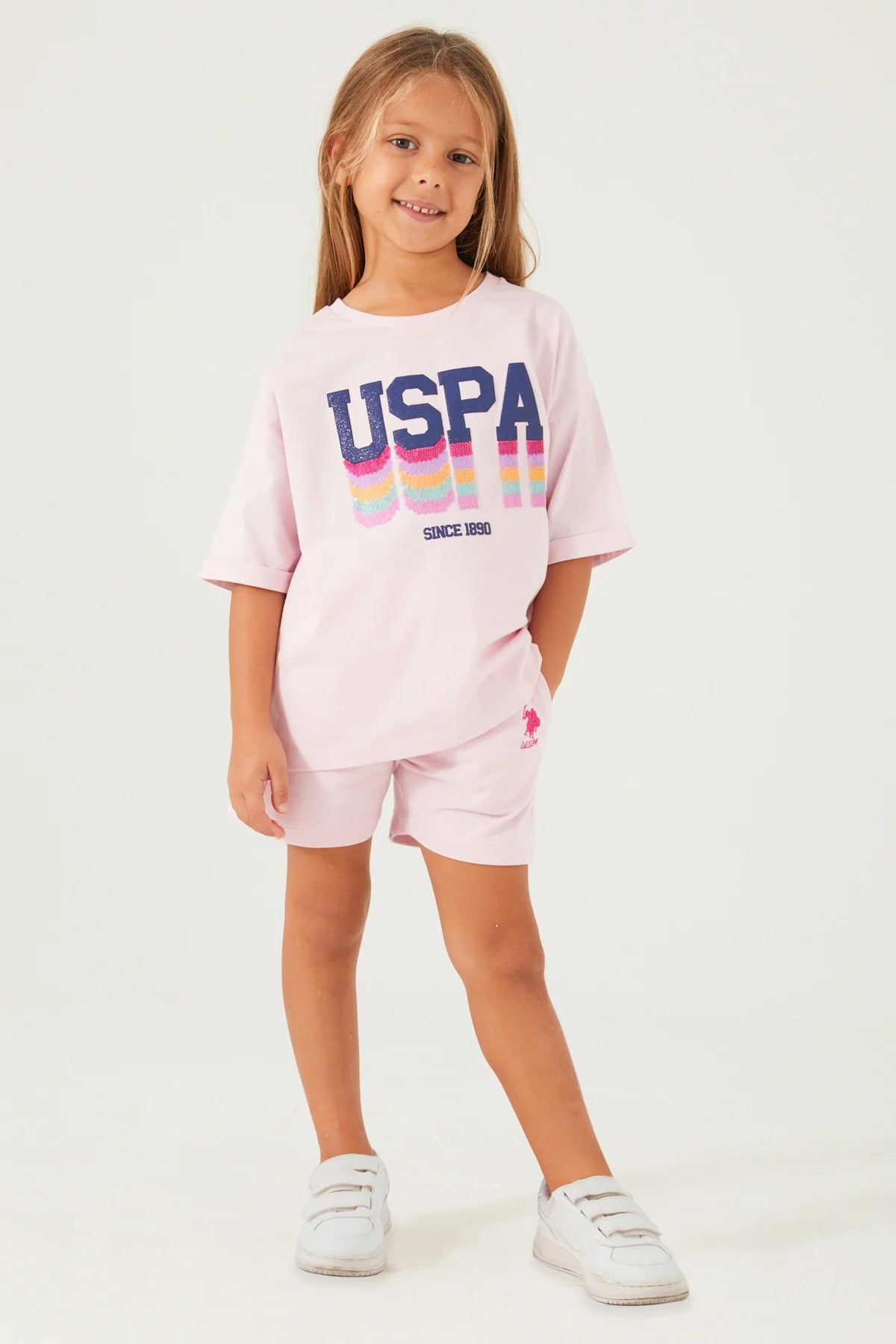 U.S POLO طقم البنات