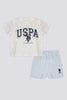 U.S POLO طقم بيبي