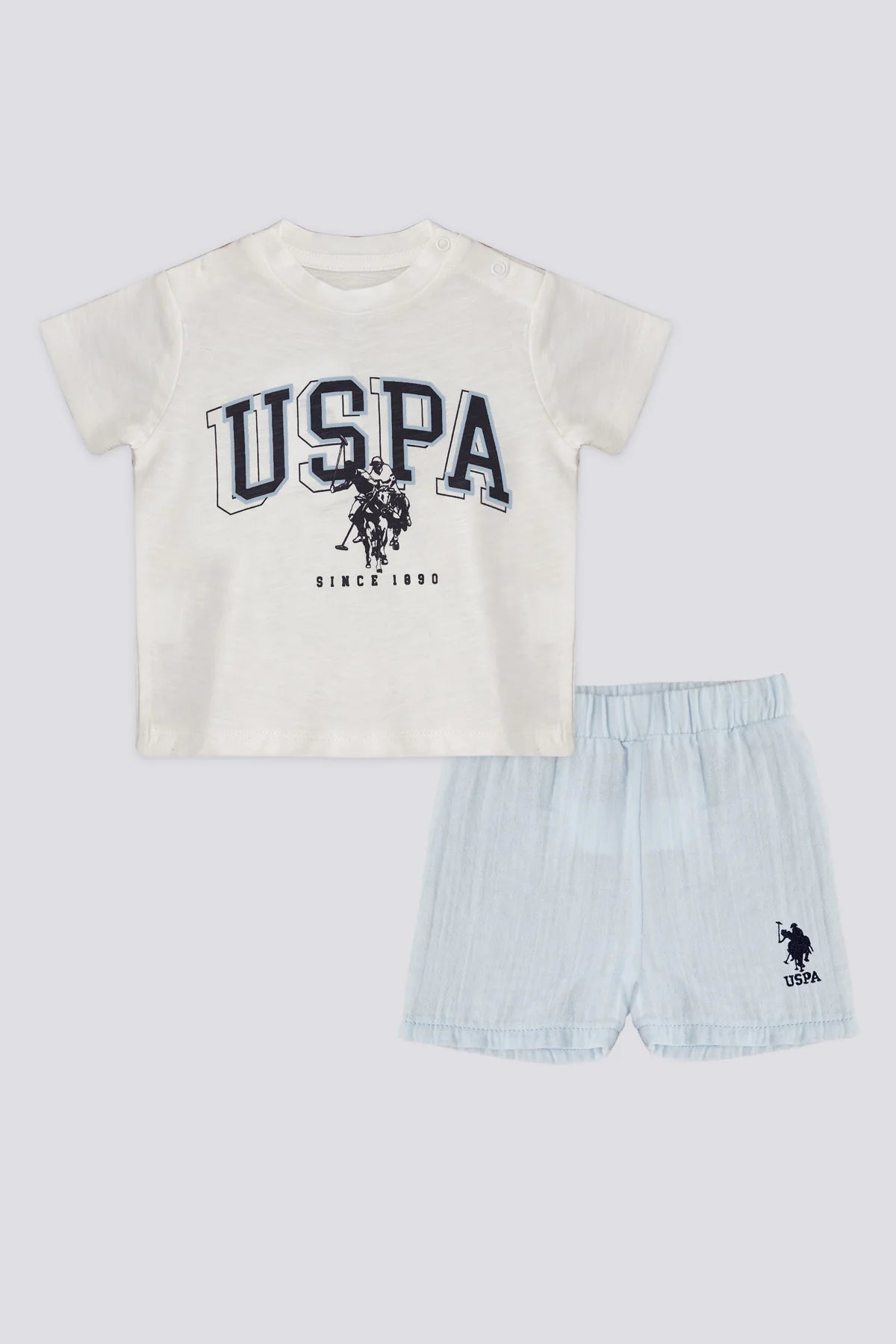 U.S POLO طقم بيبي