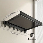 رف مناشف الحمام  القابل للطي