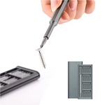 طقم مفكات دقيق احترافي 24 قطعة مع مقبض مغناطيسي