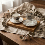 طقم استكانه وفنجان 18 قطعة