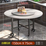 طاولة طعام مستديرة قابلة للطي