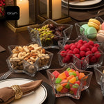 صحن تقديم نجمي زجاجي