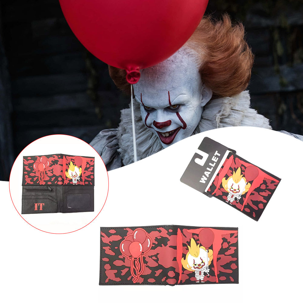 محفظة من مادة PVC الكرتونية من It Pennywise مع حامل بطاقة 10