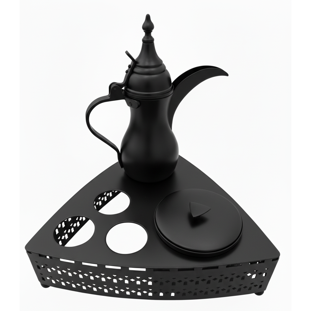 طقم صينية مع دلة قهوة