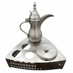 طقم صينية مع دلة قهوة