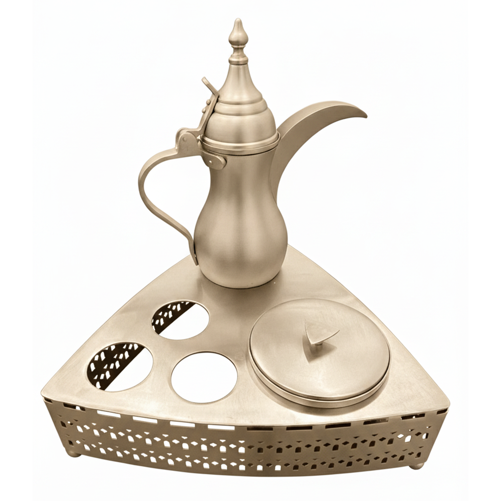 طقم صينية مع دلة قهوة