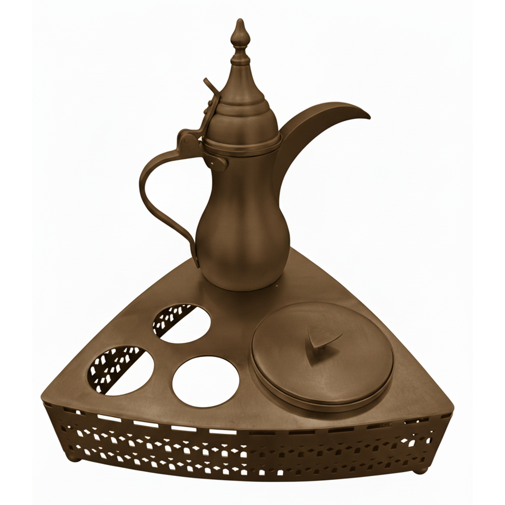 طقم صينية مع دلة قهوة