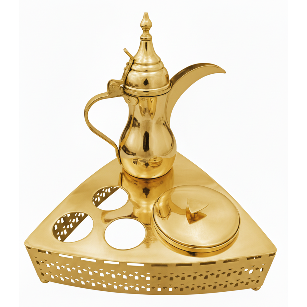 طقم صينية مع دلة قهوة