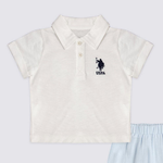 U.S POLO طقم بيبي