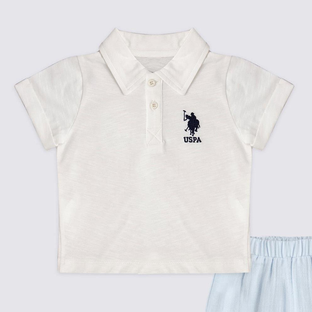 U.S POLO طقم بيبي