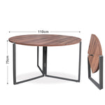 طاولة مستديرة قابلة للطي