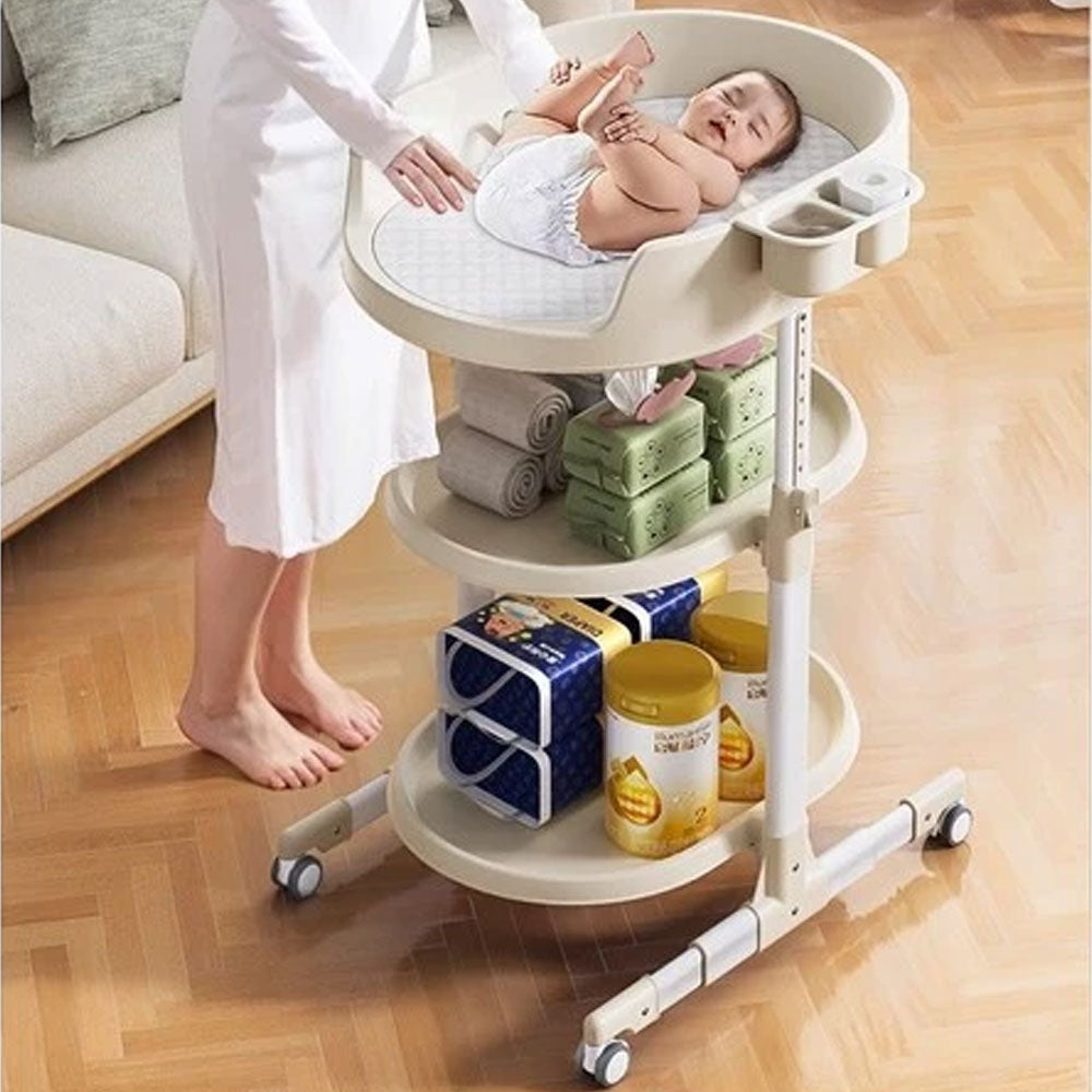 طاولة تغيير حفاضات الأطفال 2 في 1