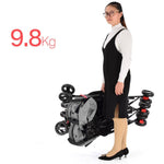 عربة أطفال توأم قابلة للطي،