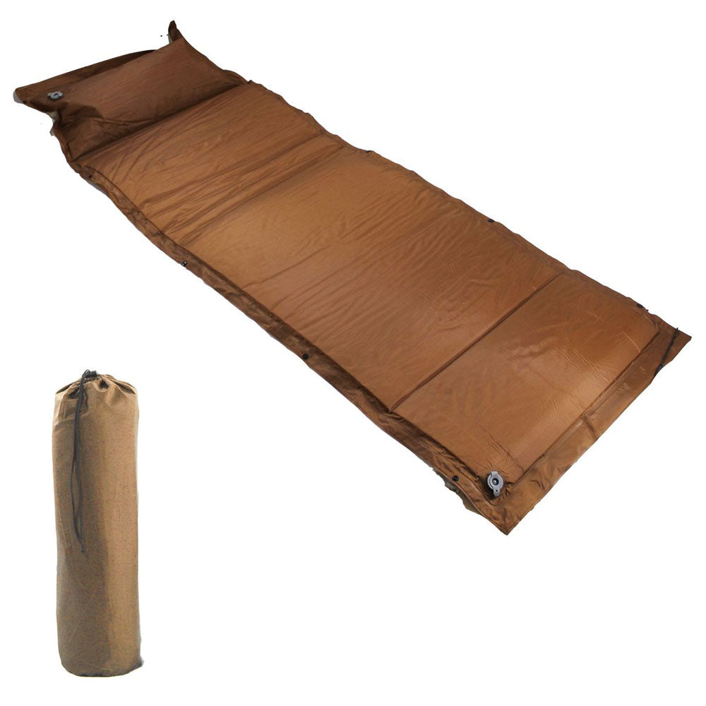 مرتبة تخييم قابلة للنفخ ذات وجهين