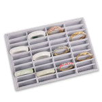 حامل عرض مجوهرات مخملي 40 فتحة