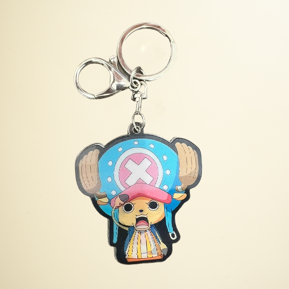 ميدالية مفاتيح 3D لشخصية توني توني تشوبر – تصميم أنمي لطيف لمحبي One Piece