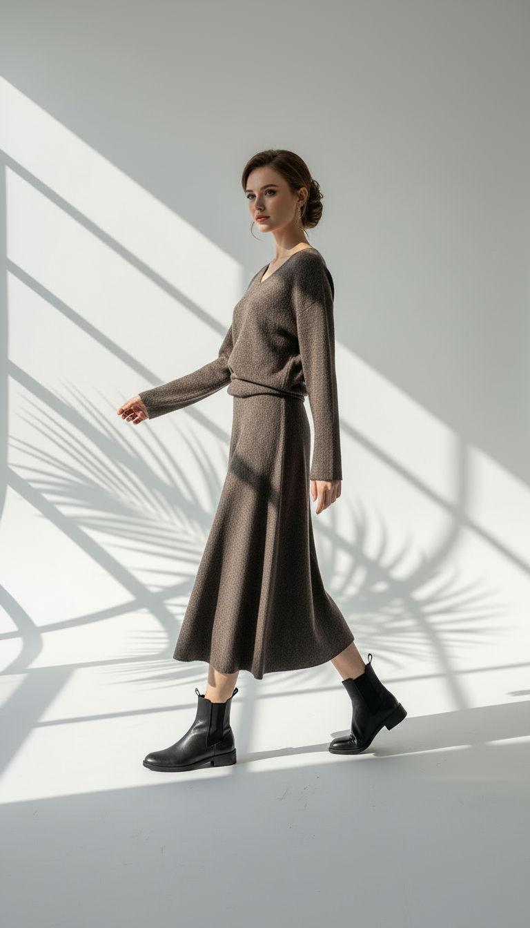 بدلة نسائي قبة V