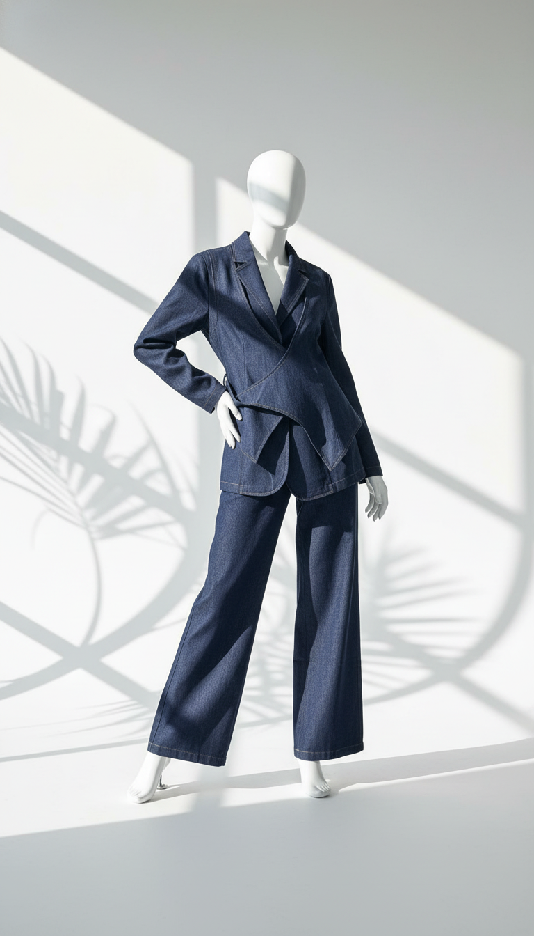 بدلة جينز نسائي