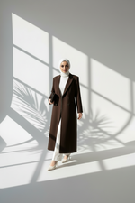 جاكيت نسائى بياقة مفتوحة