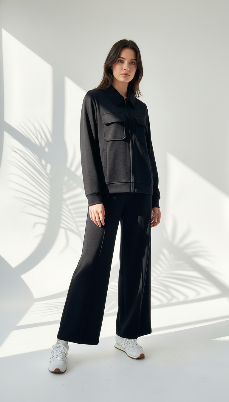 بدلة نسائي بجيوب