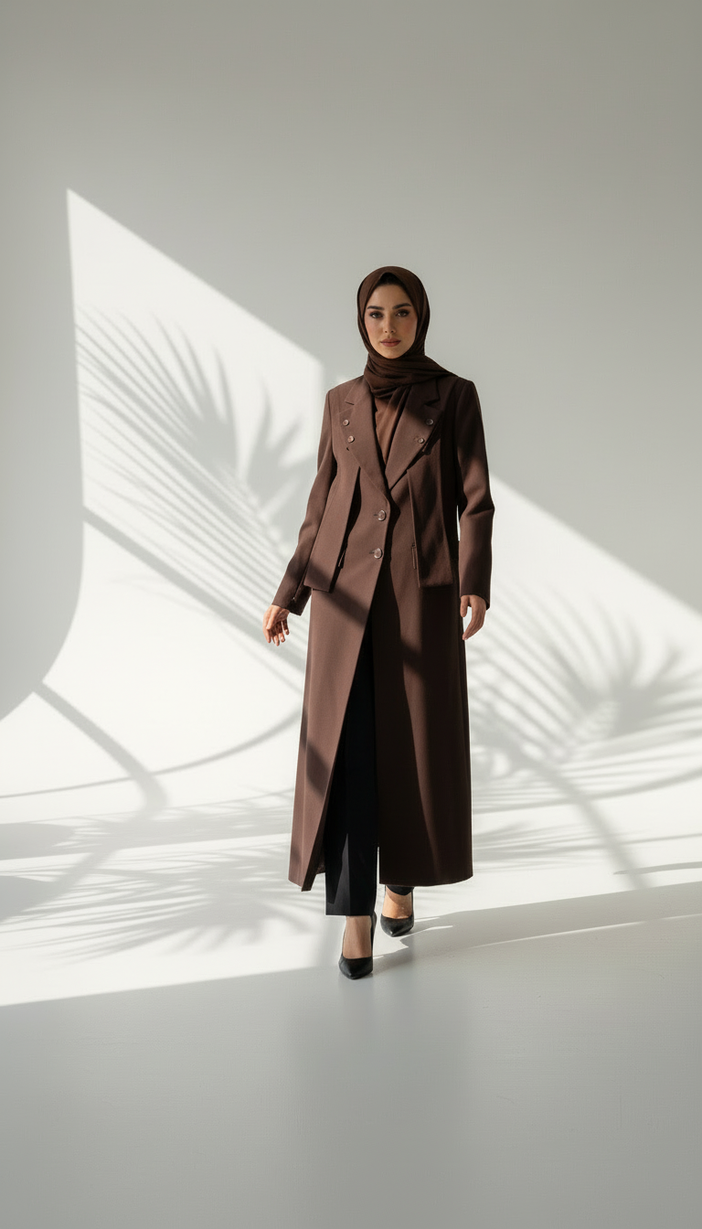 جاكيت اسكارف