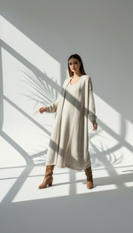 فستان نسائي مع بشت