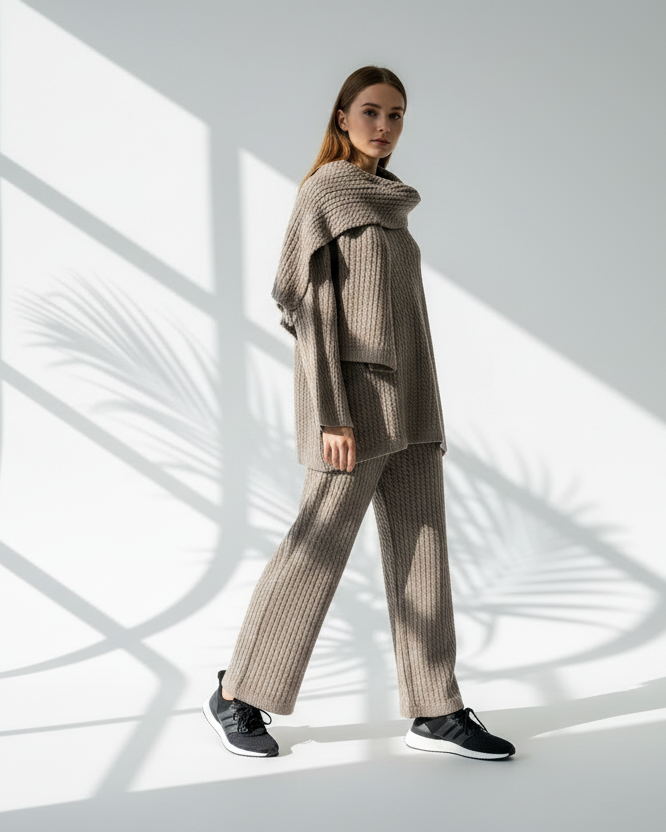 بدلة نسائي سكارف