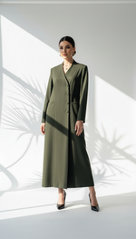 جاكيت نسائي ازرار جانبية