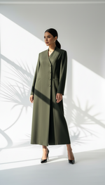 جاكيت نسائي ازرار جانبية