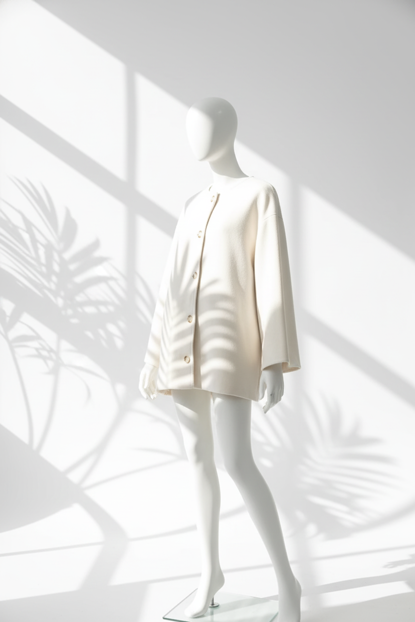 جاكيت مع اسكارف