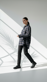 قميص كاروهات نسائي