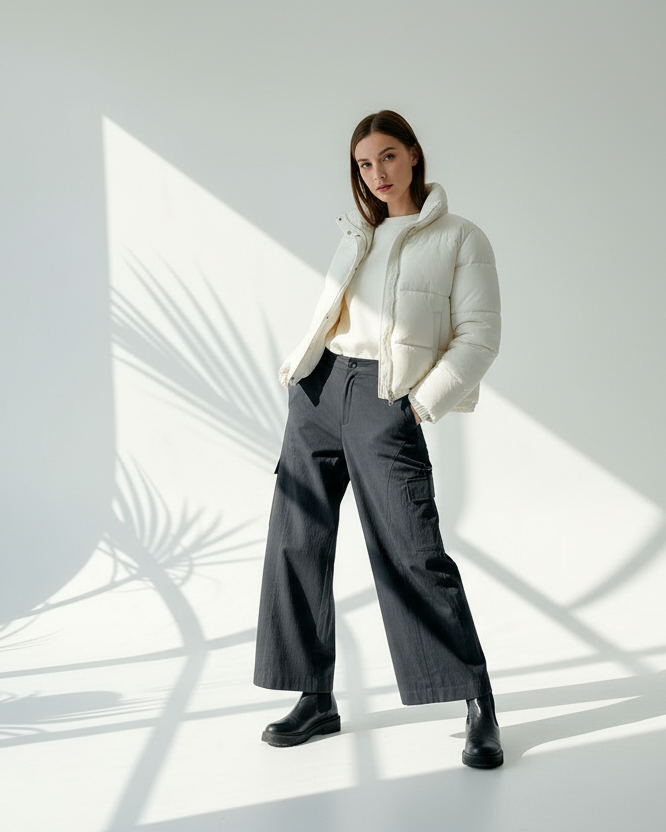 بنطلون نسائي واسع