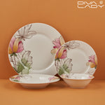 طقم سفرة نقشة زهرة كبيرة