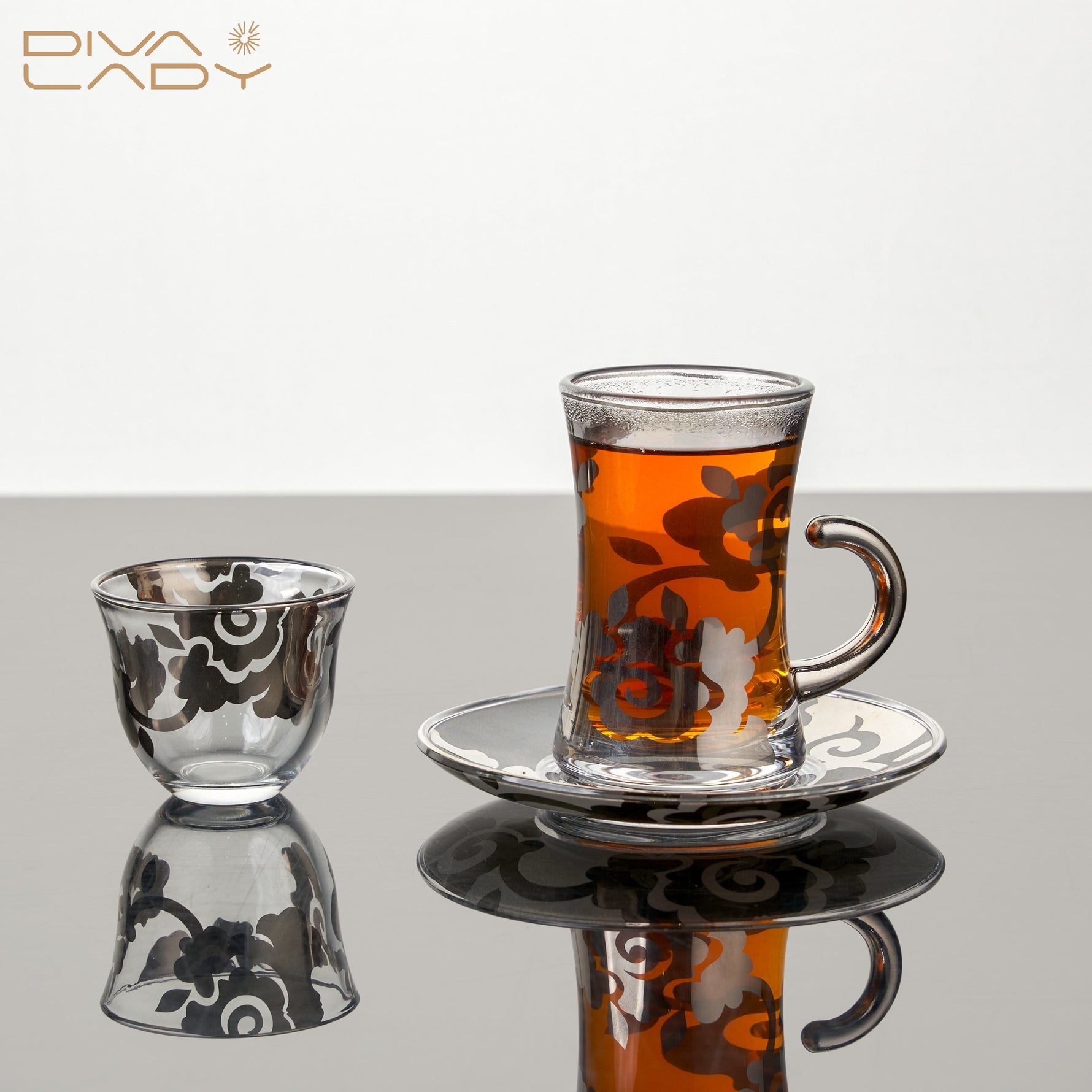 طقم استكانه بنقوش علاكواب