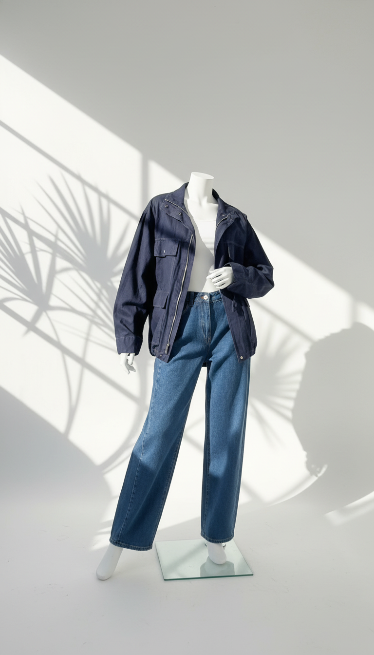 جاكيت جينز كبوس