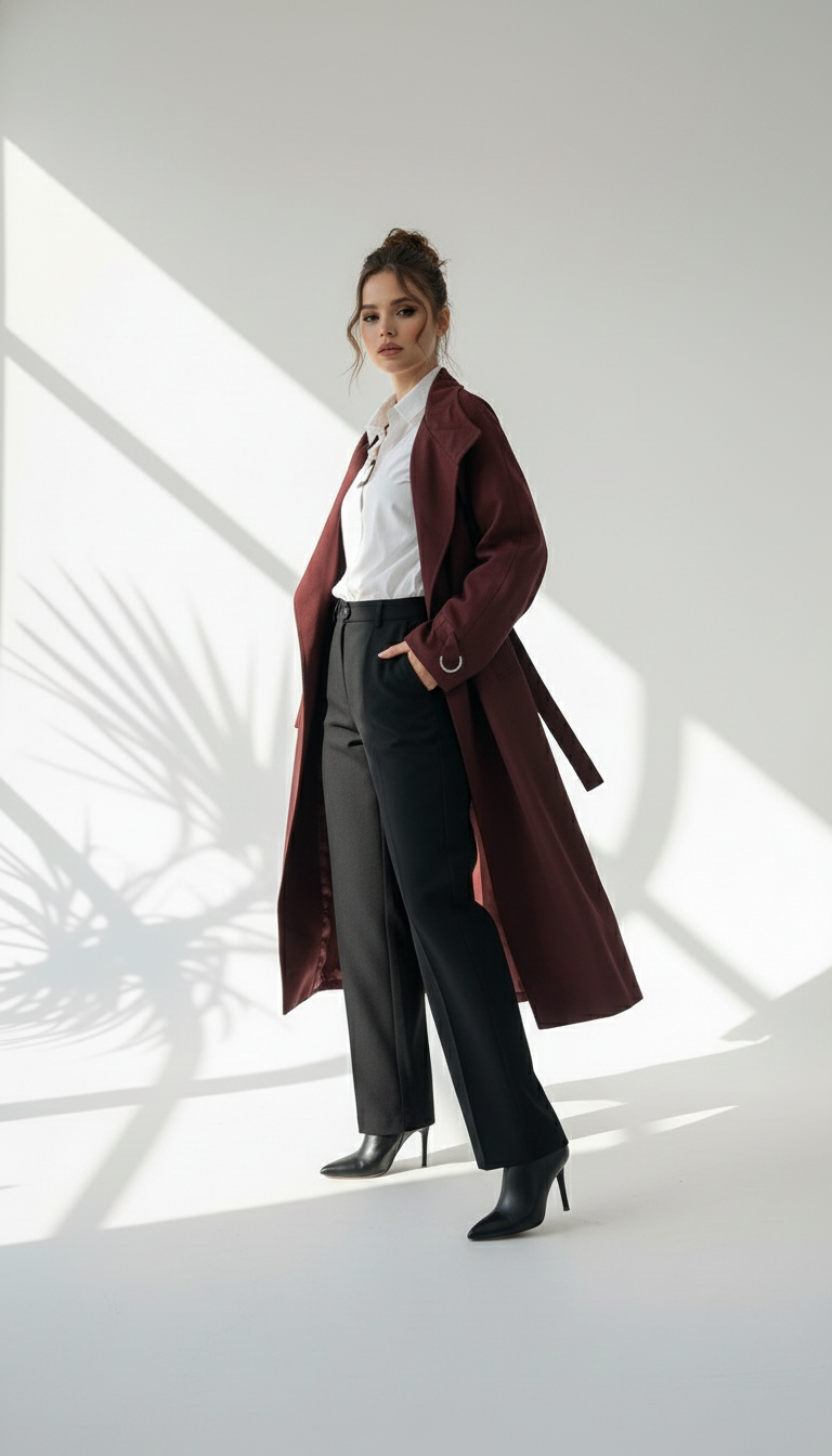 جاكيت نسائي بقماش متين