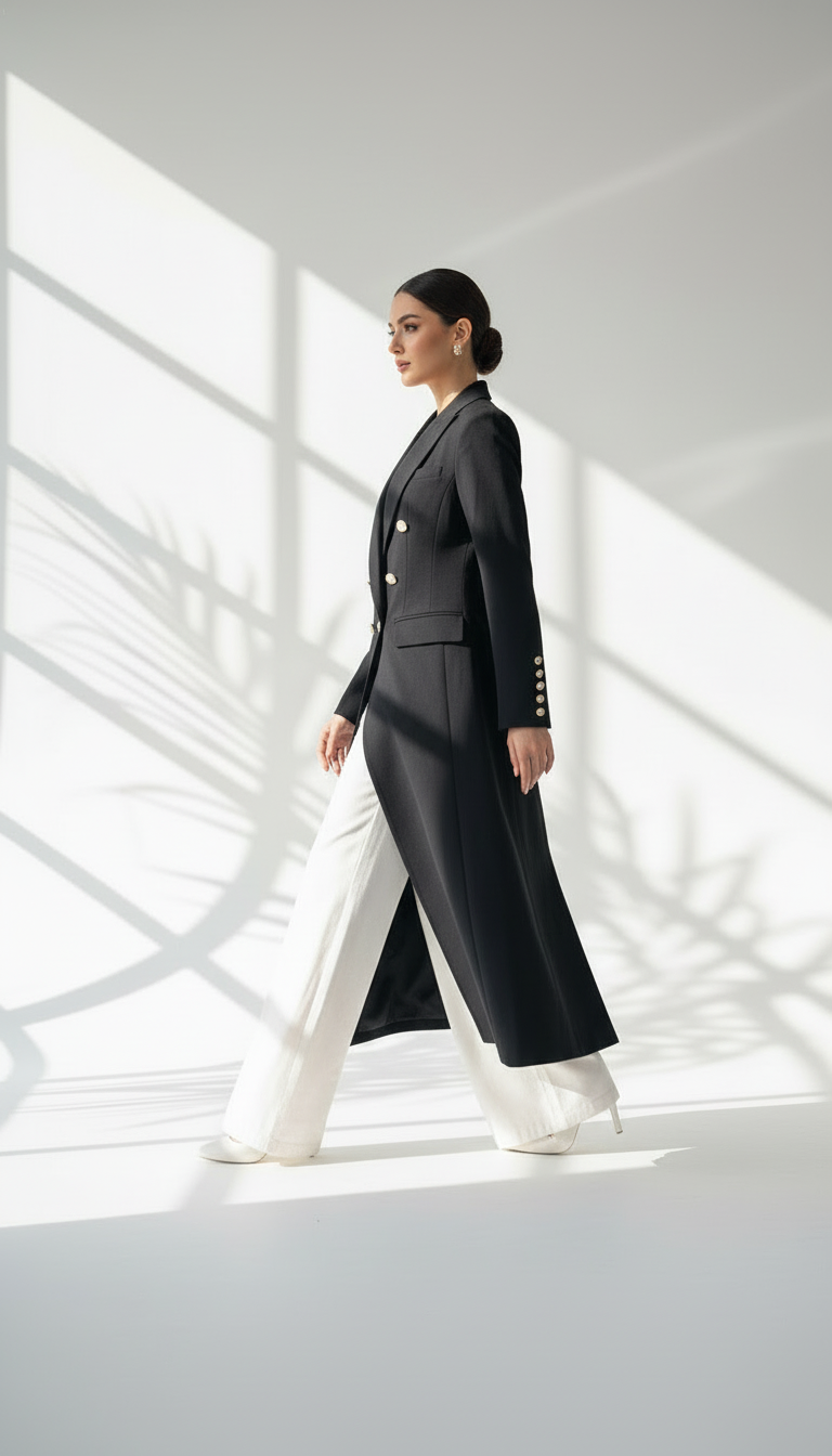 جاكيت نسائي طويل