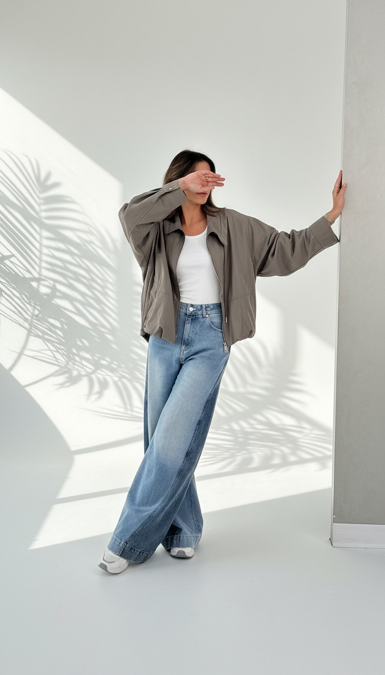 جاكيت نسائي قصة عريضة