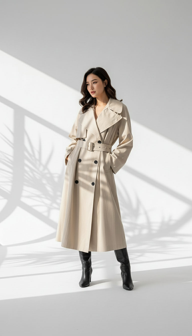 جاكيت نسائي مزدوج الصدر