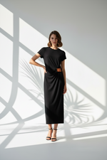 فستان ديق برباط جانبي