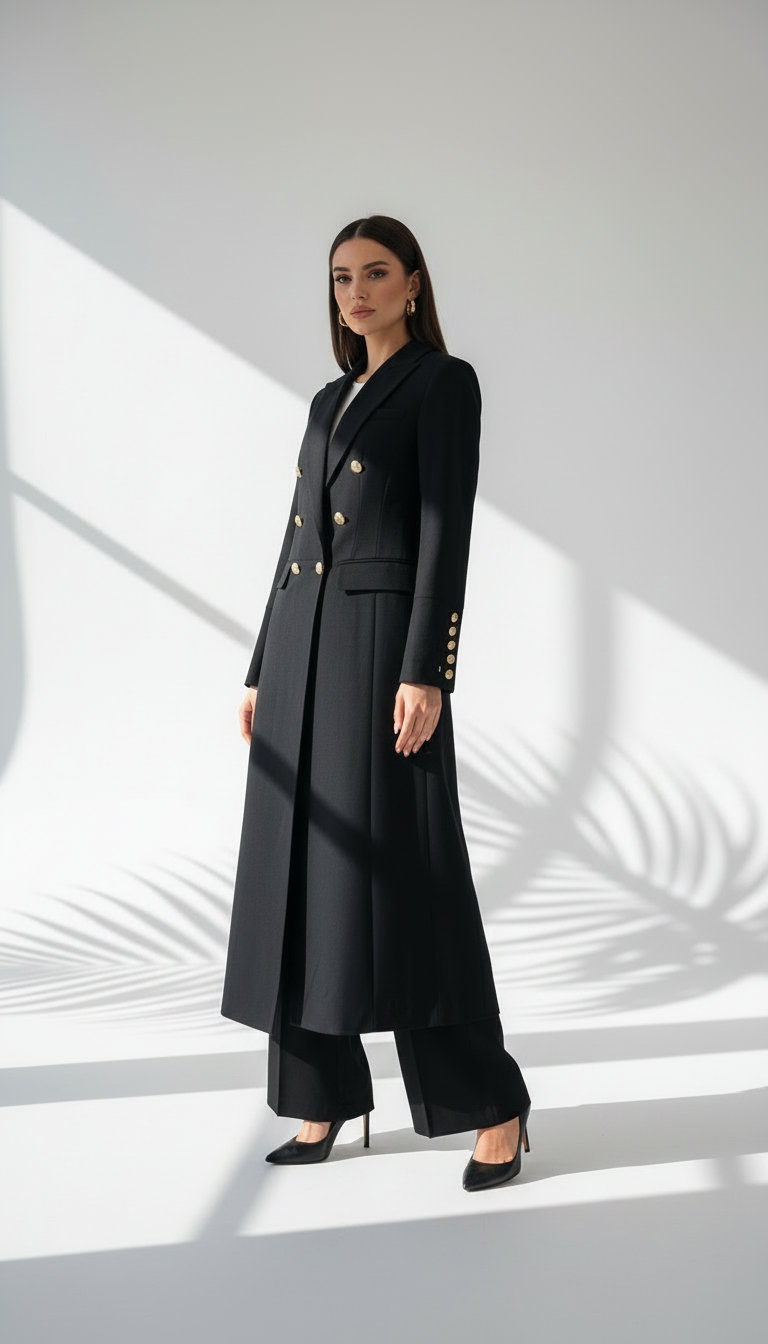 جاكيت نسائي طويل